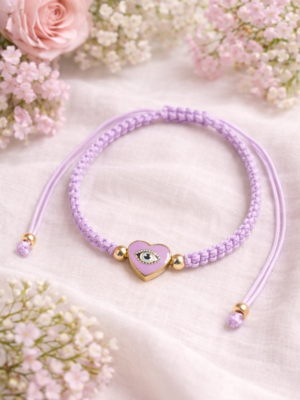 Purple Evil Eye Bracelet